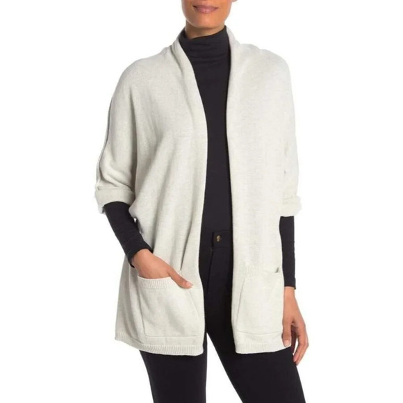 Brochu Walker Moro Cardigan Cotton Cashmere Blend Size Small - Picture 1 of 12
